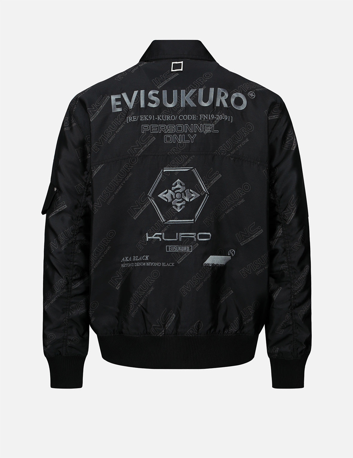Allover Logo Print Bomber Jacket - 2