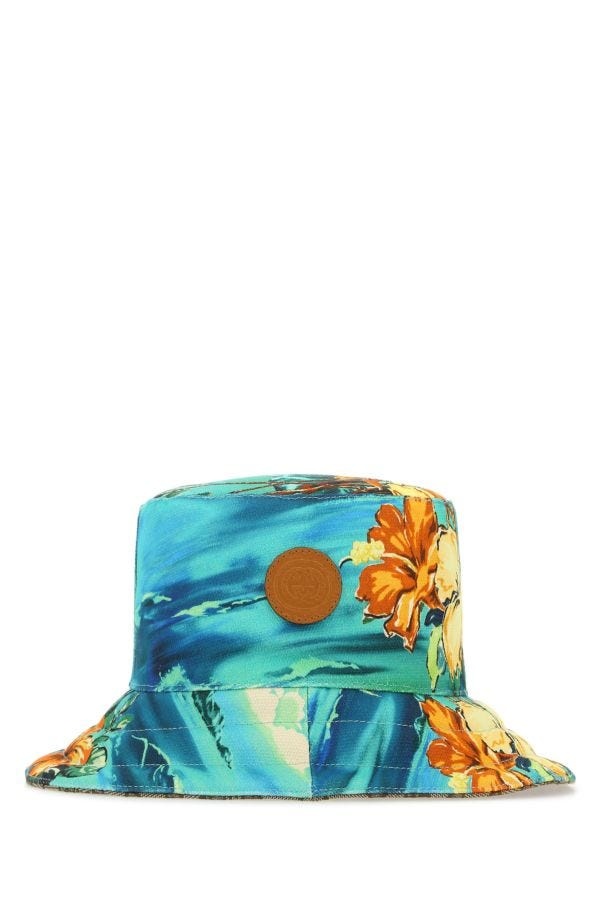 Gucci Woman Printed Cotton Blend Hat - 2