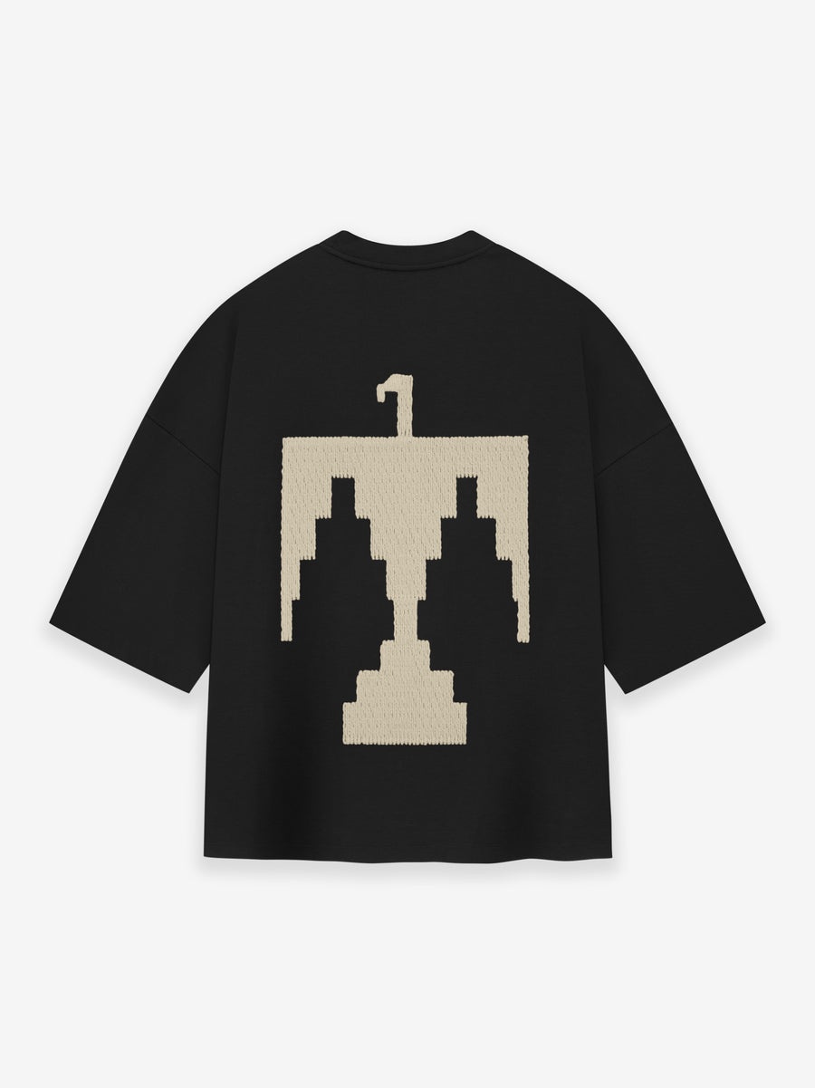 Embroidered Thunderbird Milano Tee - 2