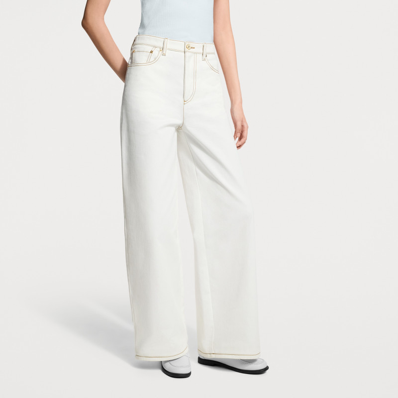 Contrast Stitch Utility Jeans 4