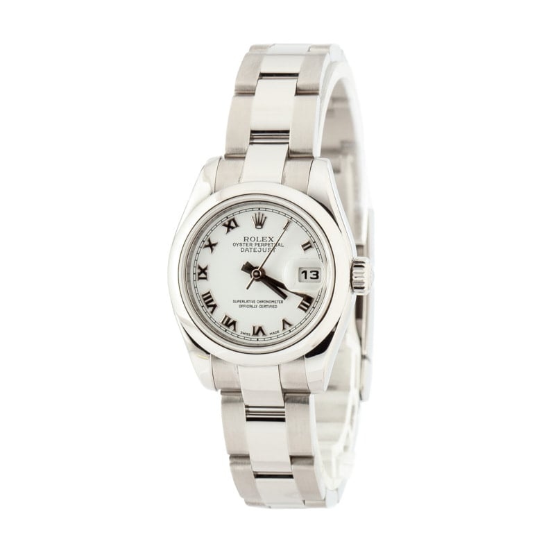 Ladies Rolex Datejust 179160 White Dial - 2