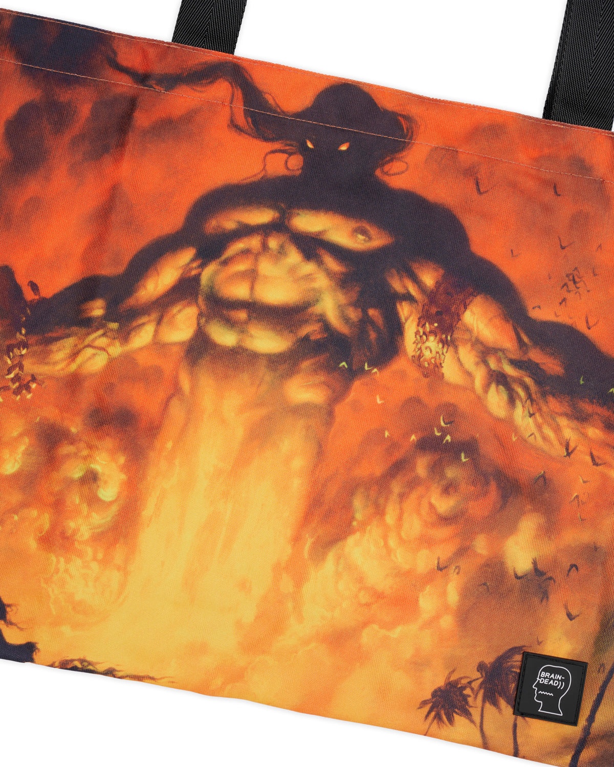 Brain Dead x Magic: The Gathering Mahamoti Djinn Tote Bag - Fire Red - 2