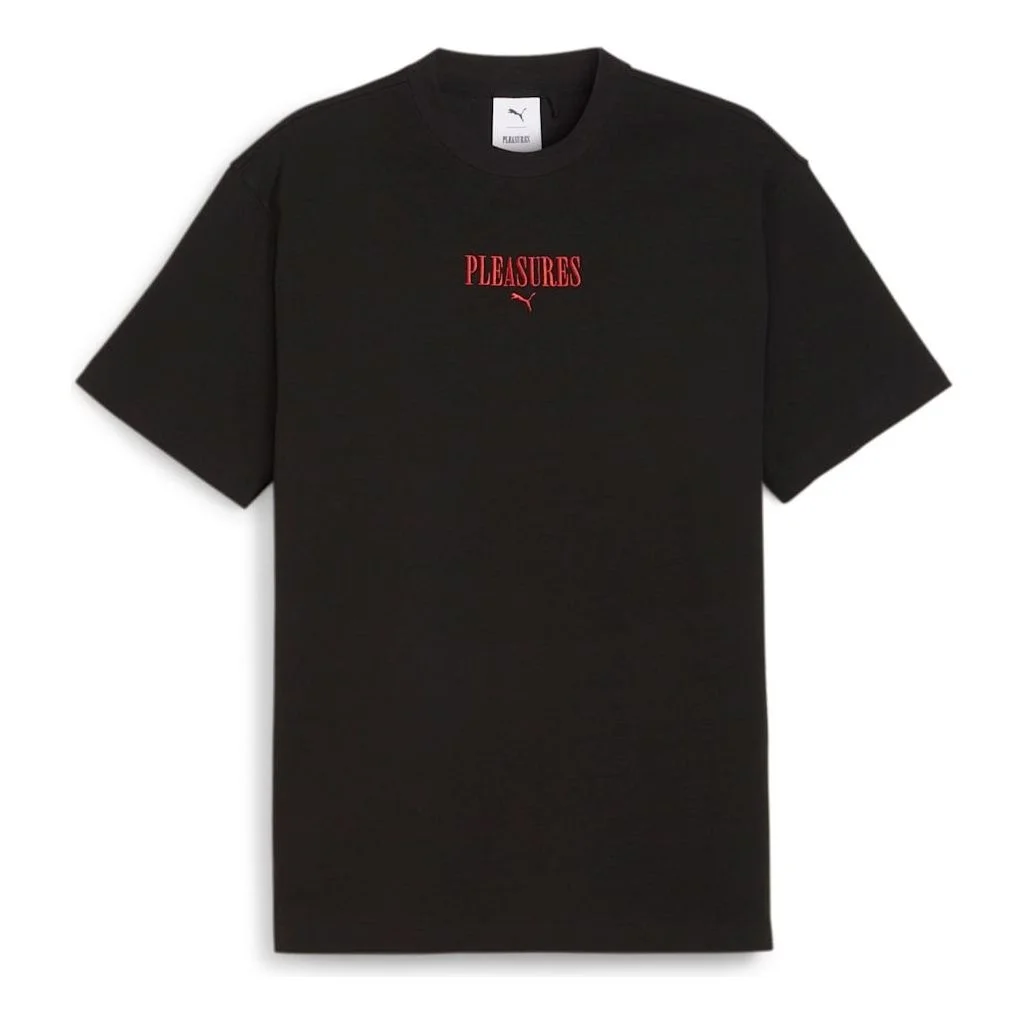 PUMA x Pleasures Graphic T-Shirt 'Black' 624096-01 - 1