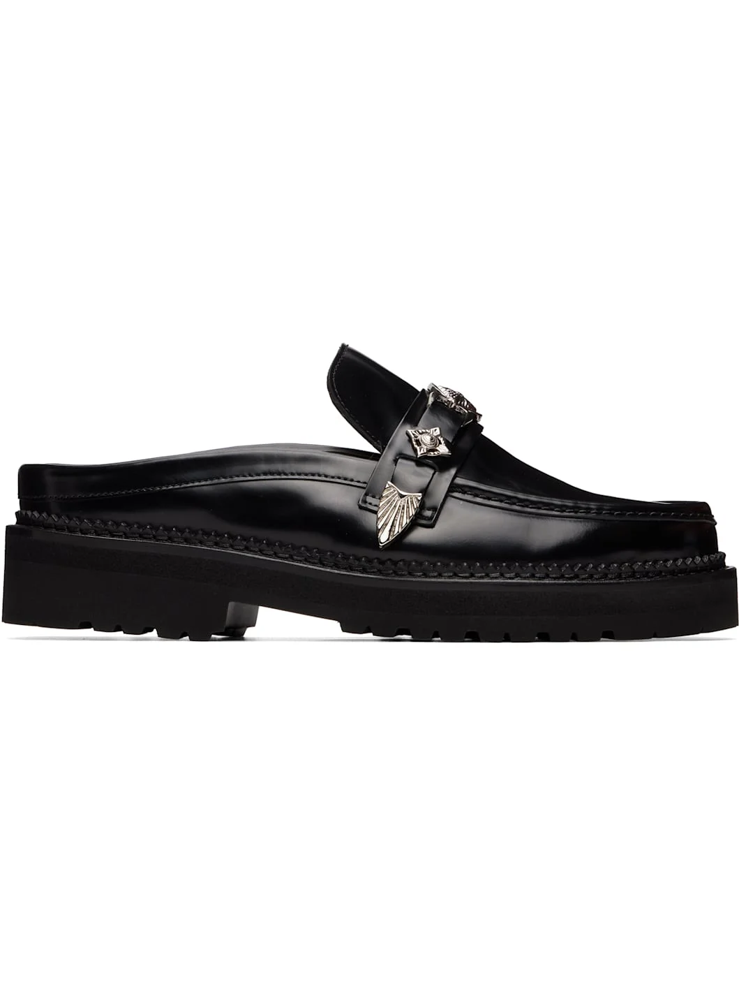 Black Polido Slip-on Loafers - 1