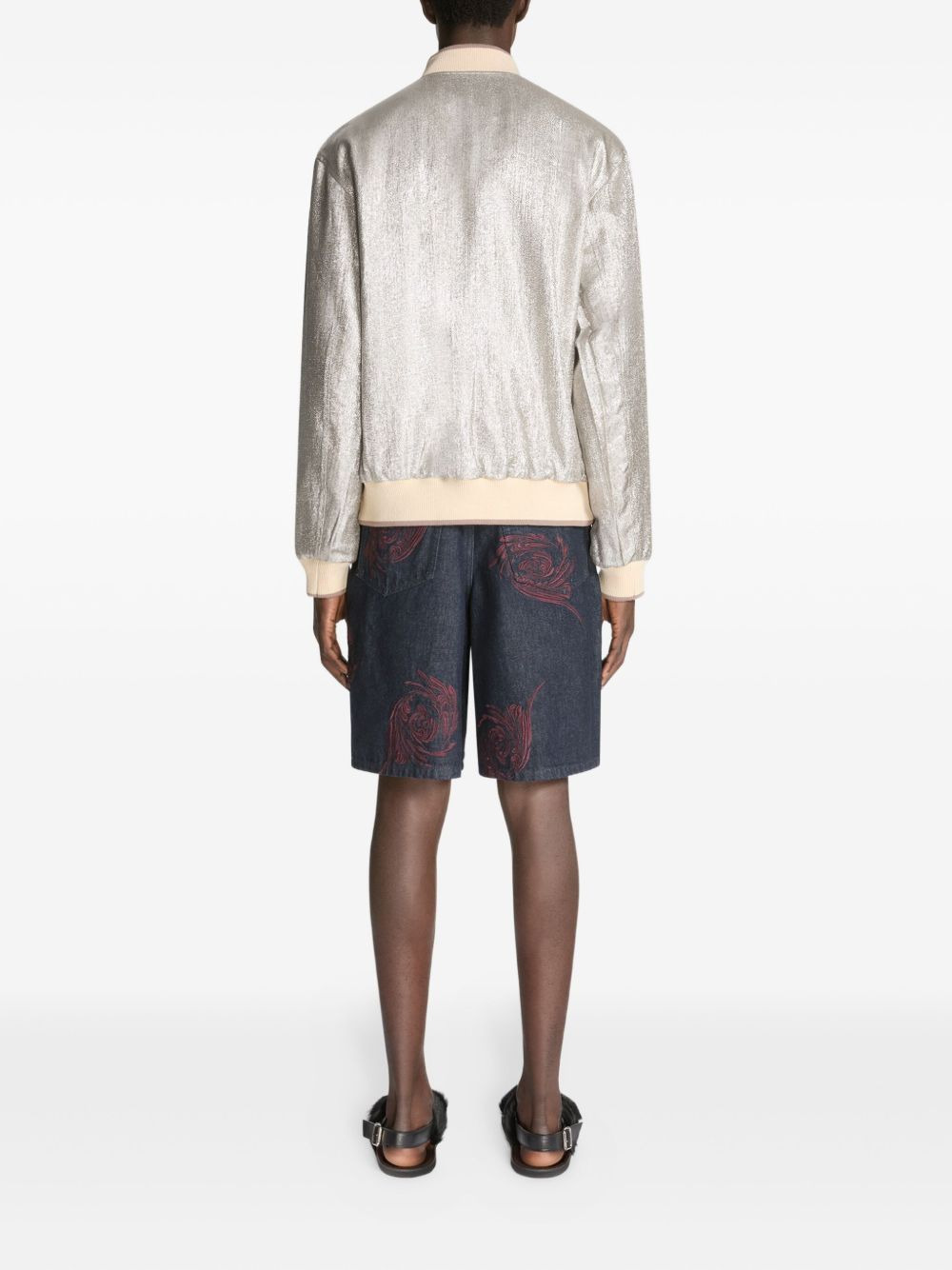 embroidered bomber jacket - 5