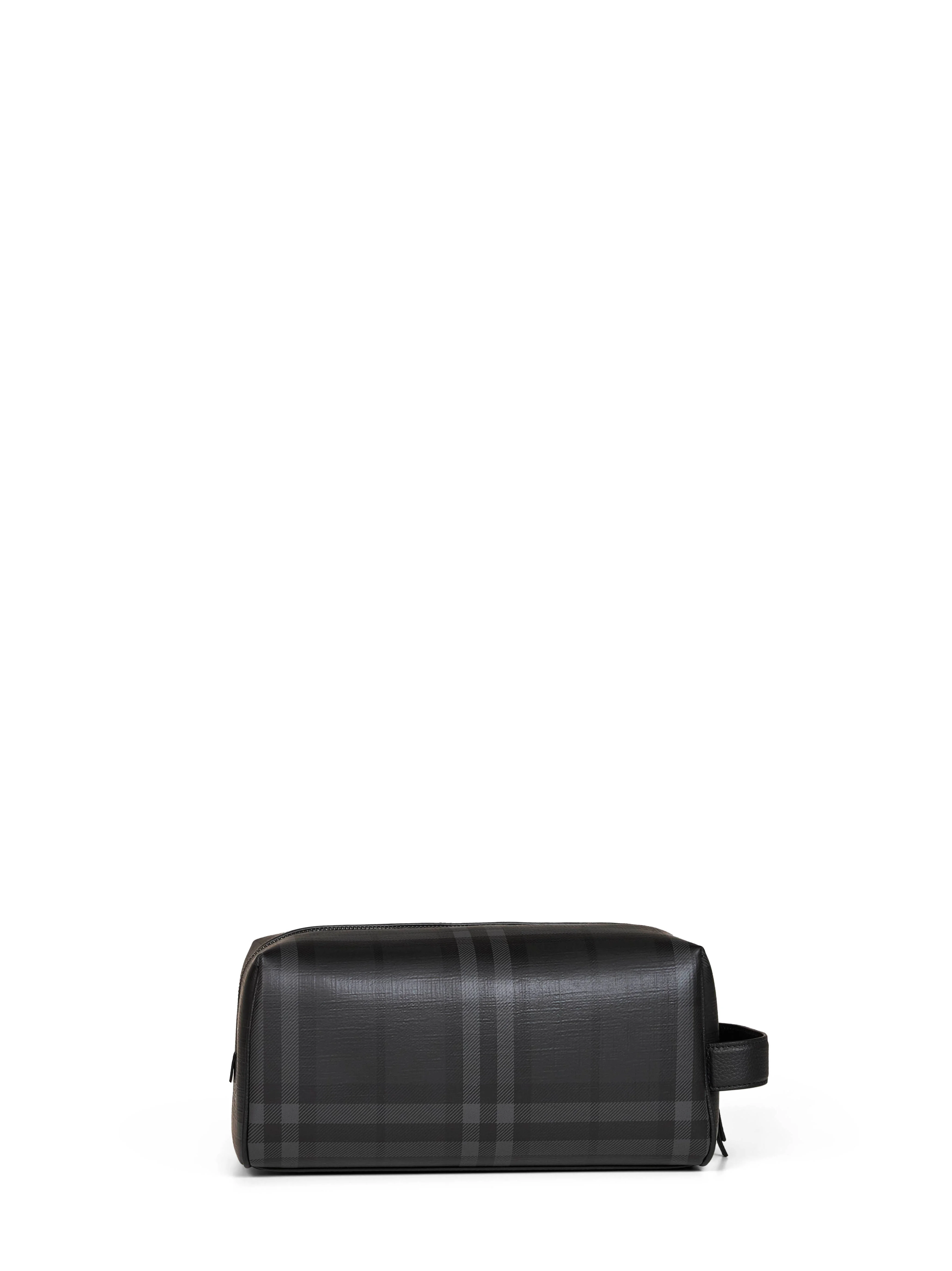 Iron grey City Check travel case - 1