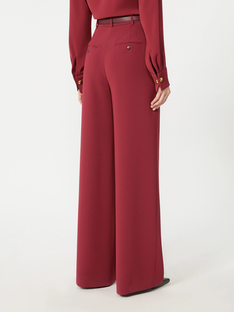 AMICO Wide-fit cady trousers - RUBY 4