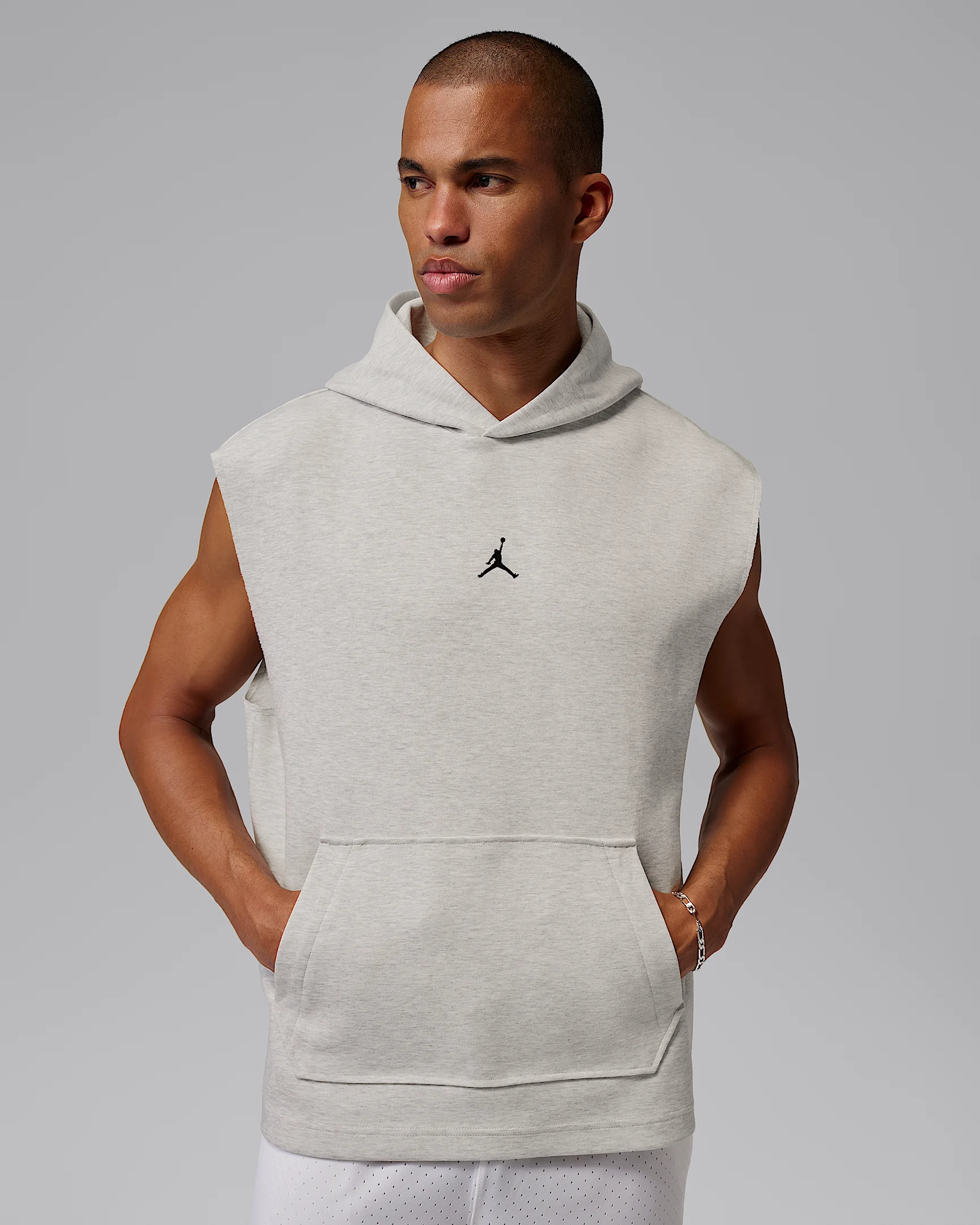 Jordan Sport Hoop Fleece Men's Dri-FIT Sleeveless Pullover Hoodie - 1