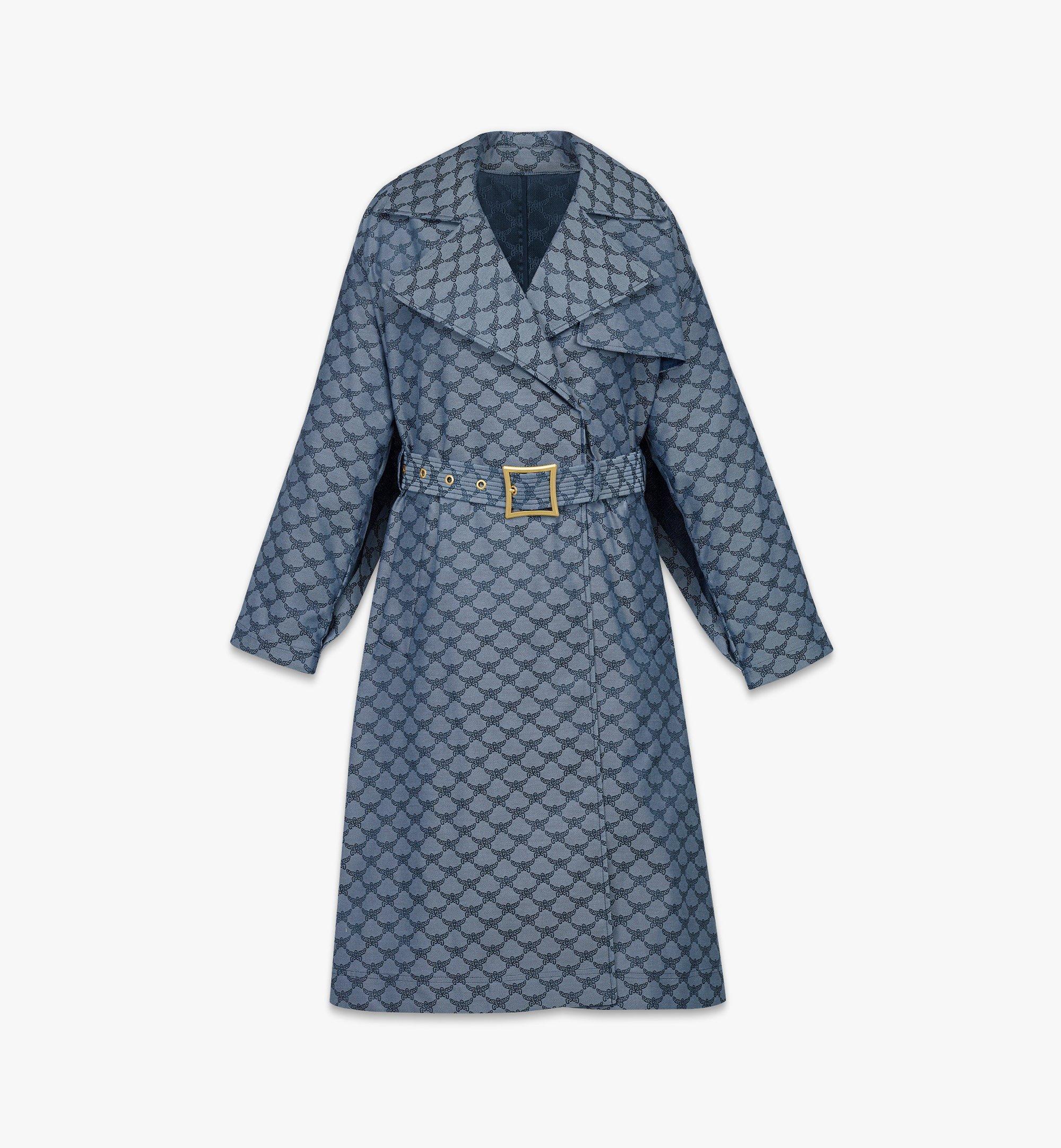 Trench Coat in Lauretos Denim Jacquard - 1