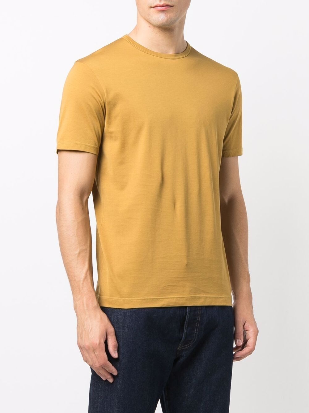 short-sleeved cotton T-shirt - 3