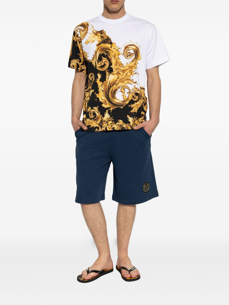 VERSACE JEANS COUTURE Wave Couture-print T-shirt outlook