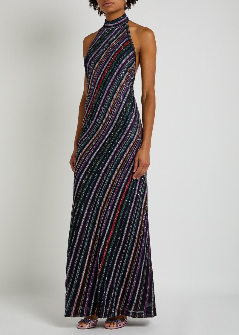 Missoni Missoni Striped Fine-knit Gown outlook