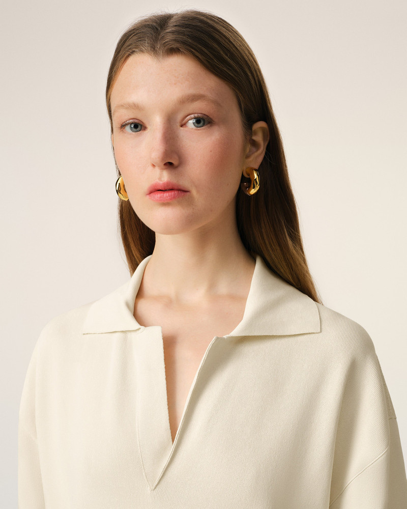 BEIGE SHORT 소매 POLO 4