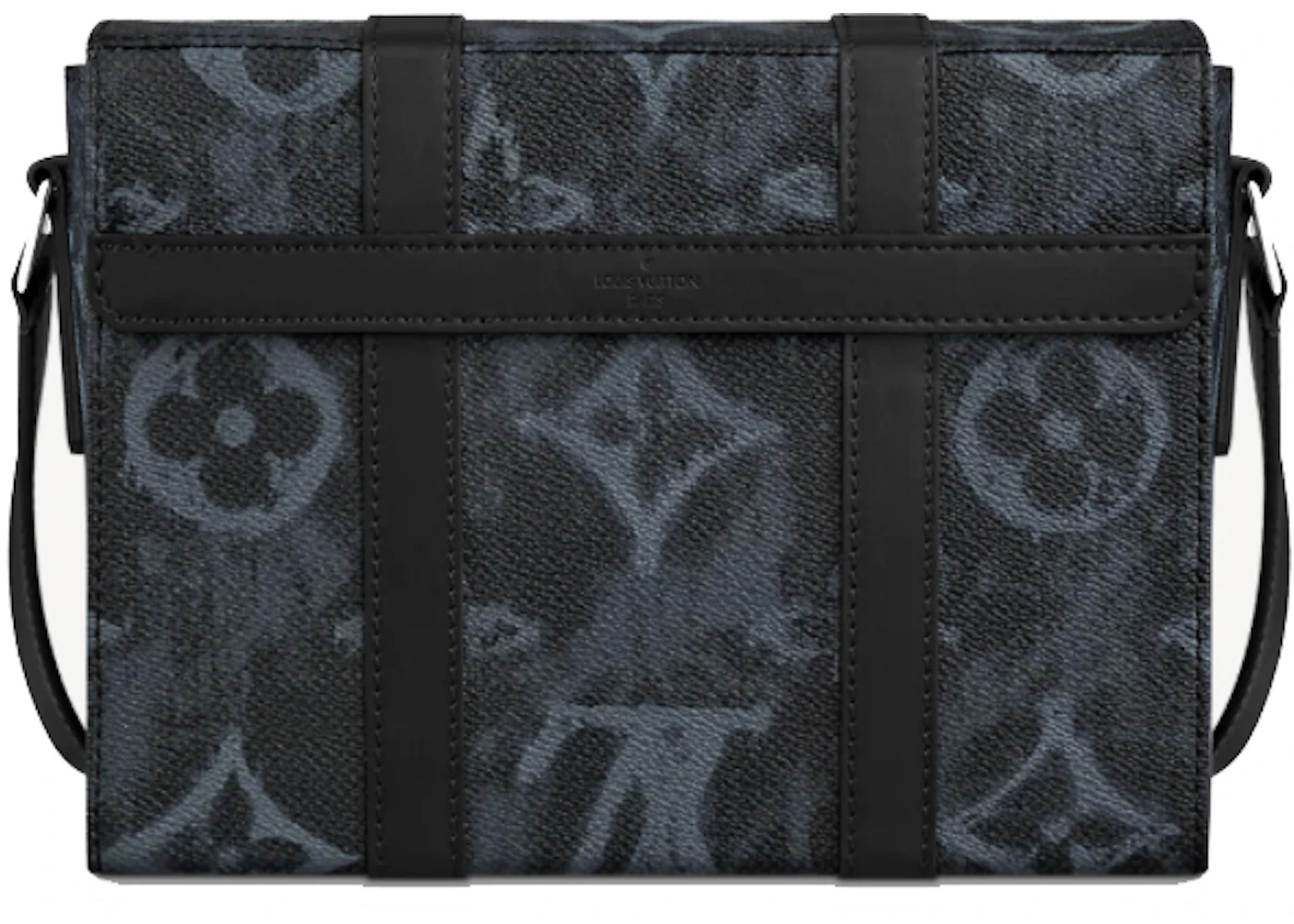 Louis Vuitton Monogram Pastel Noir Canvas Trunk Messenger - 2