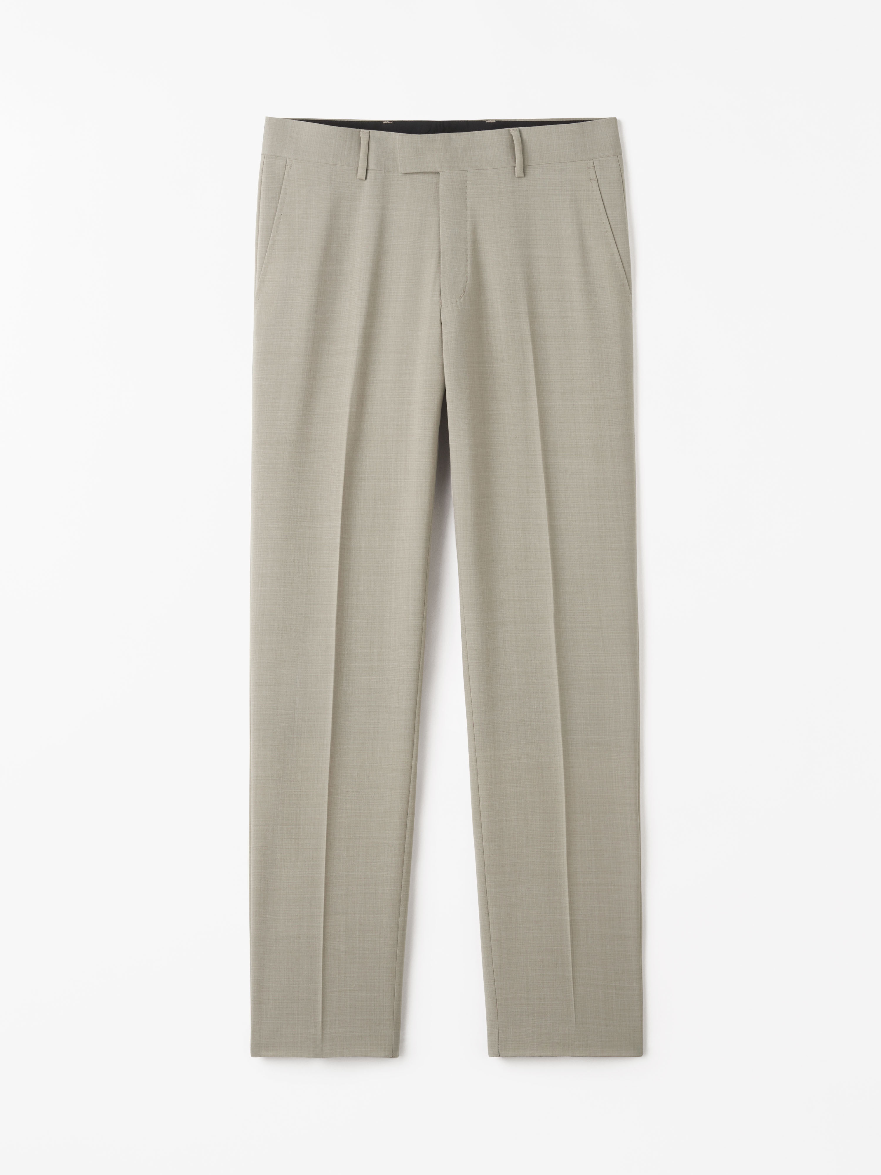 Tenuta Slim Fit Wool Blend Trousers - 1