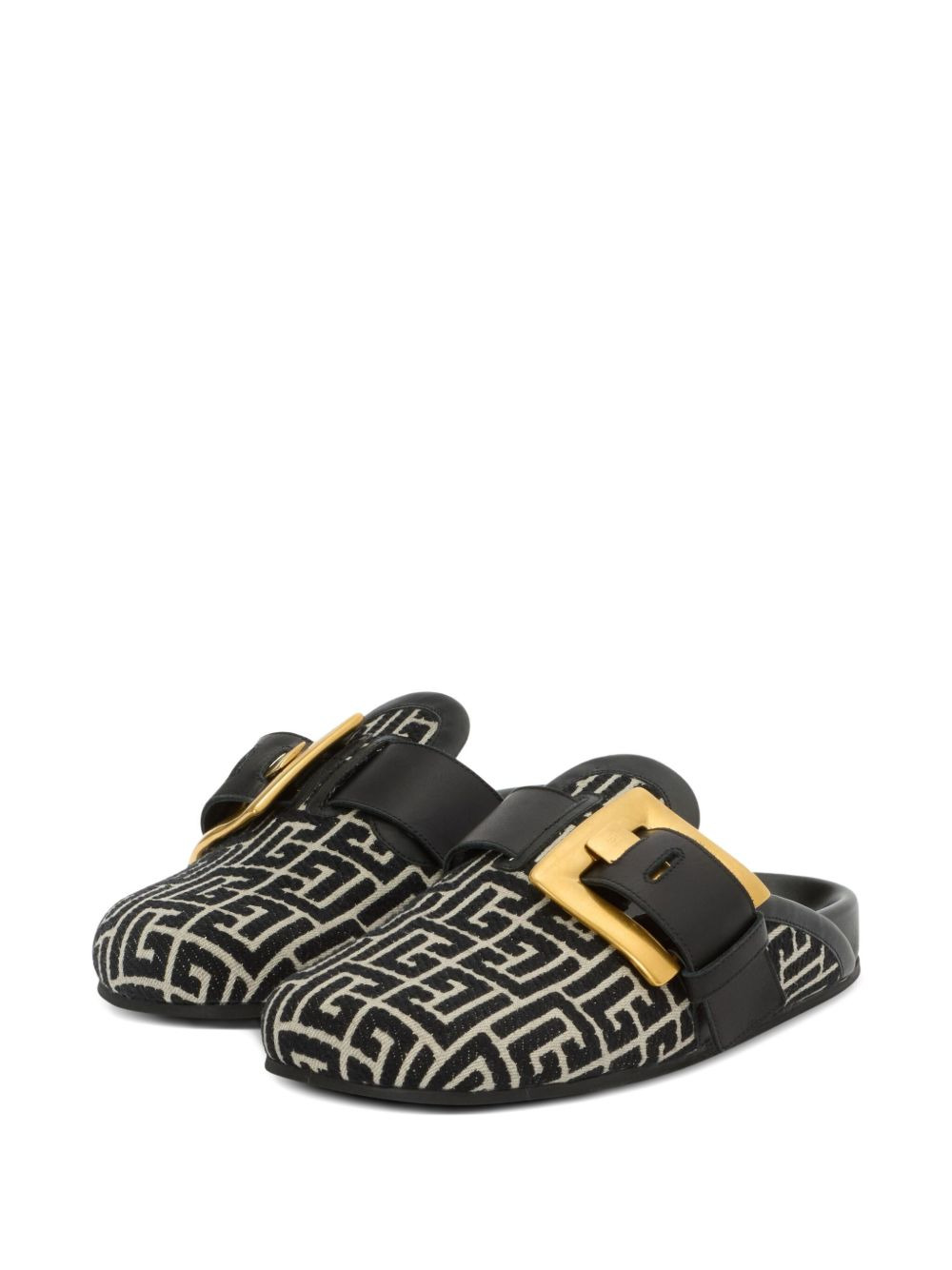 monogram-pattern slippers - 5
