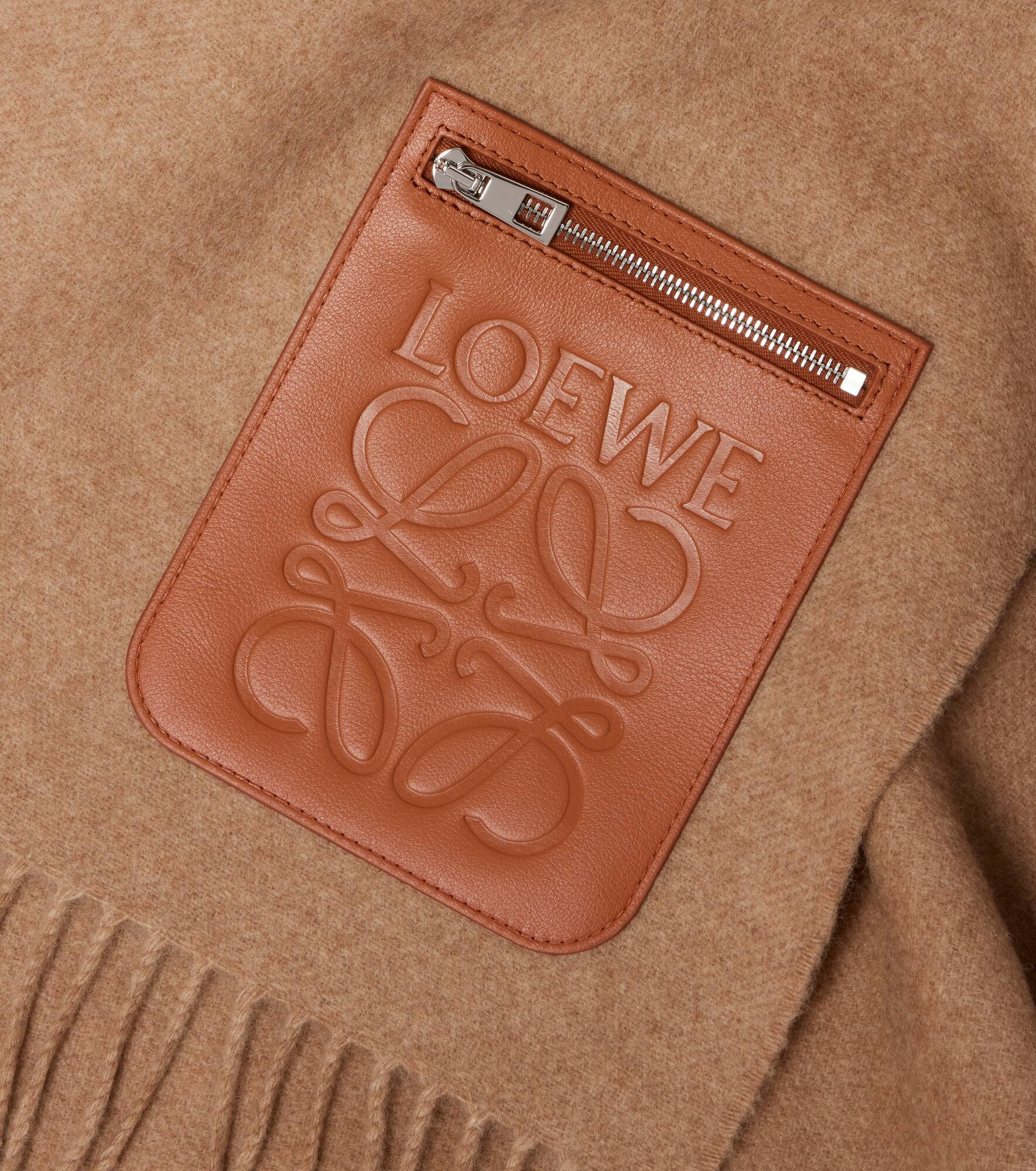 Anagram wool and cashmere scarf - 4