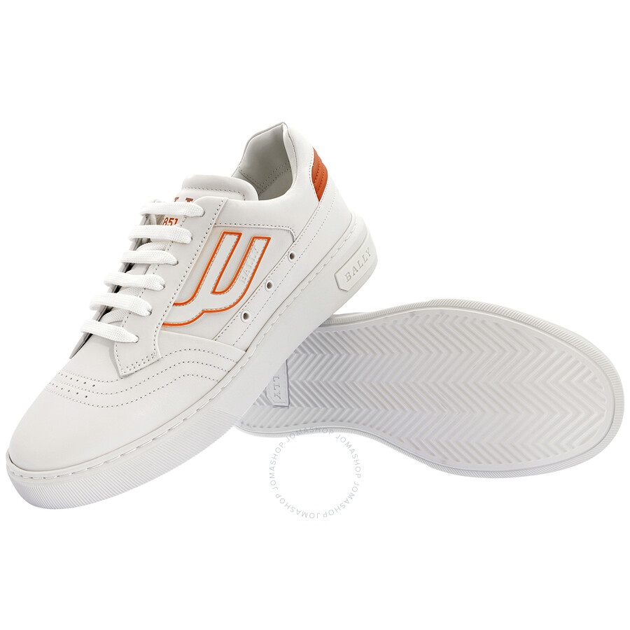 Bally - Bally Men's Triumph White Leather Sneakers - 2