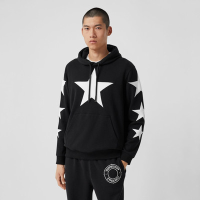 Burberry Star Motif Cotton Hoodie outlook