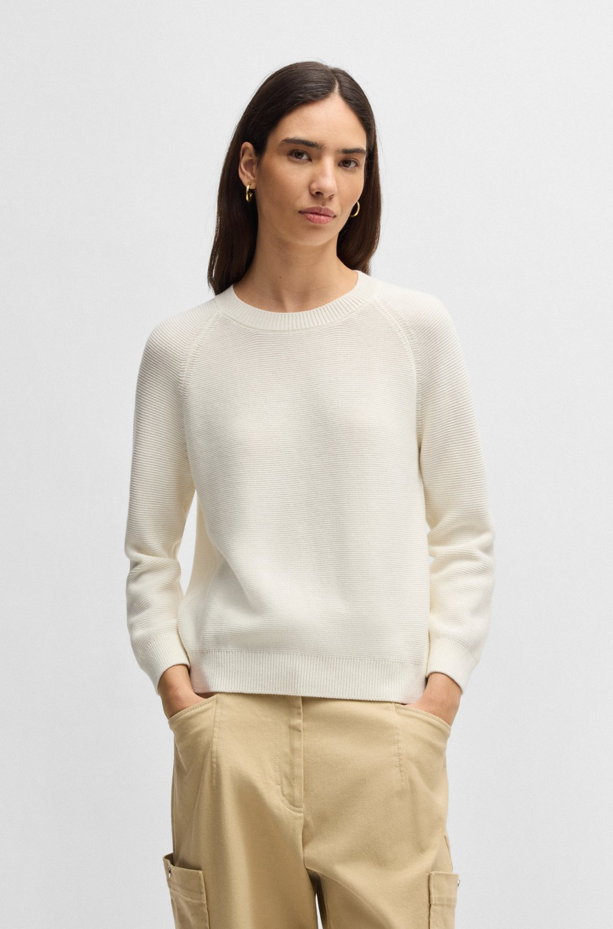 KNITTED SWEATER IN COTTON - 2