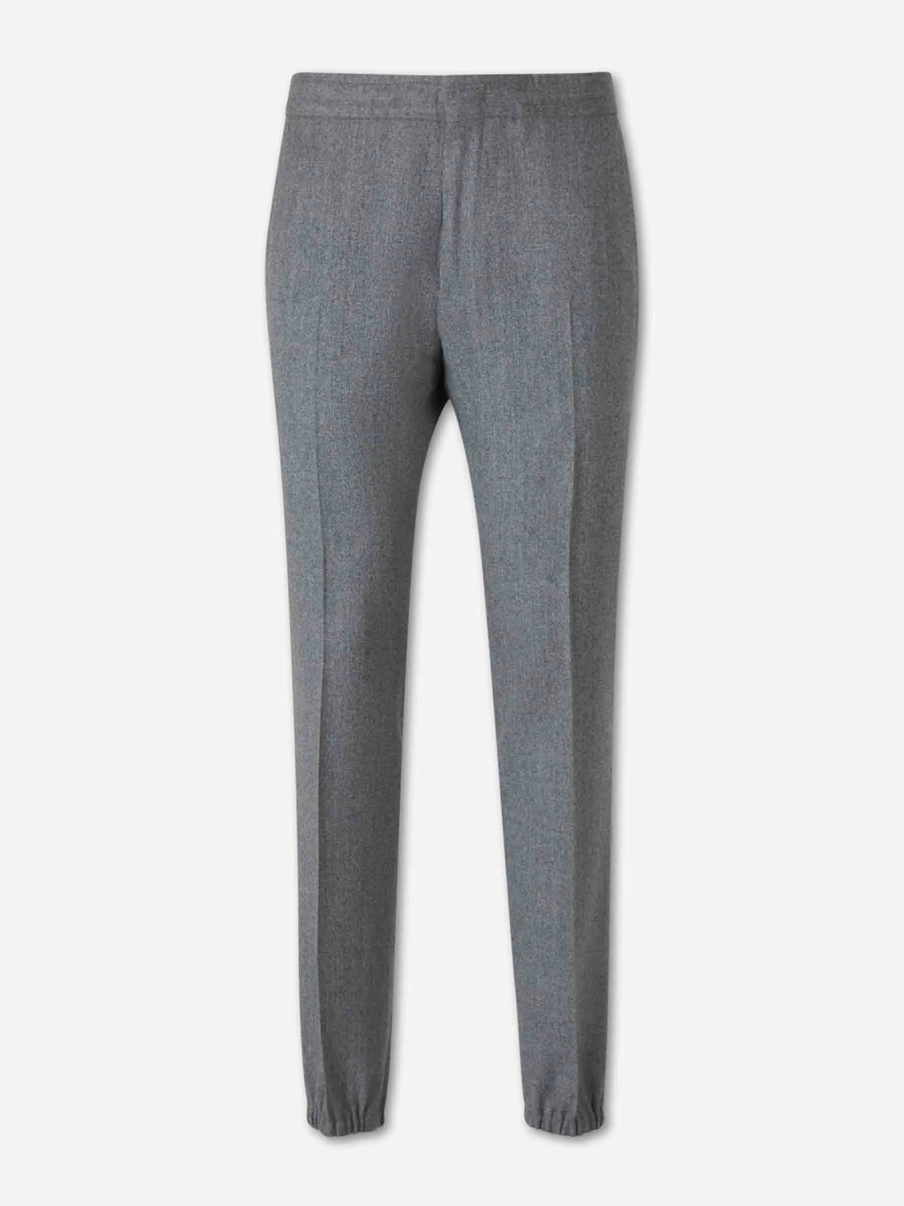 STRAIGHT WOOL TROUSERS - 1