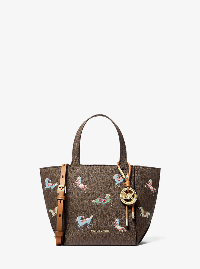 Jordi Small Signature Logo Convertible Tote Bag 1