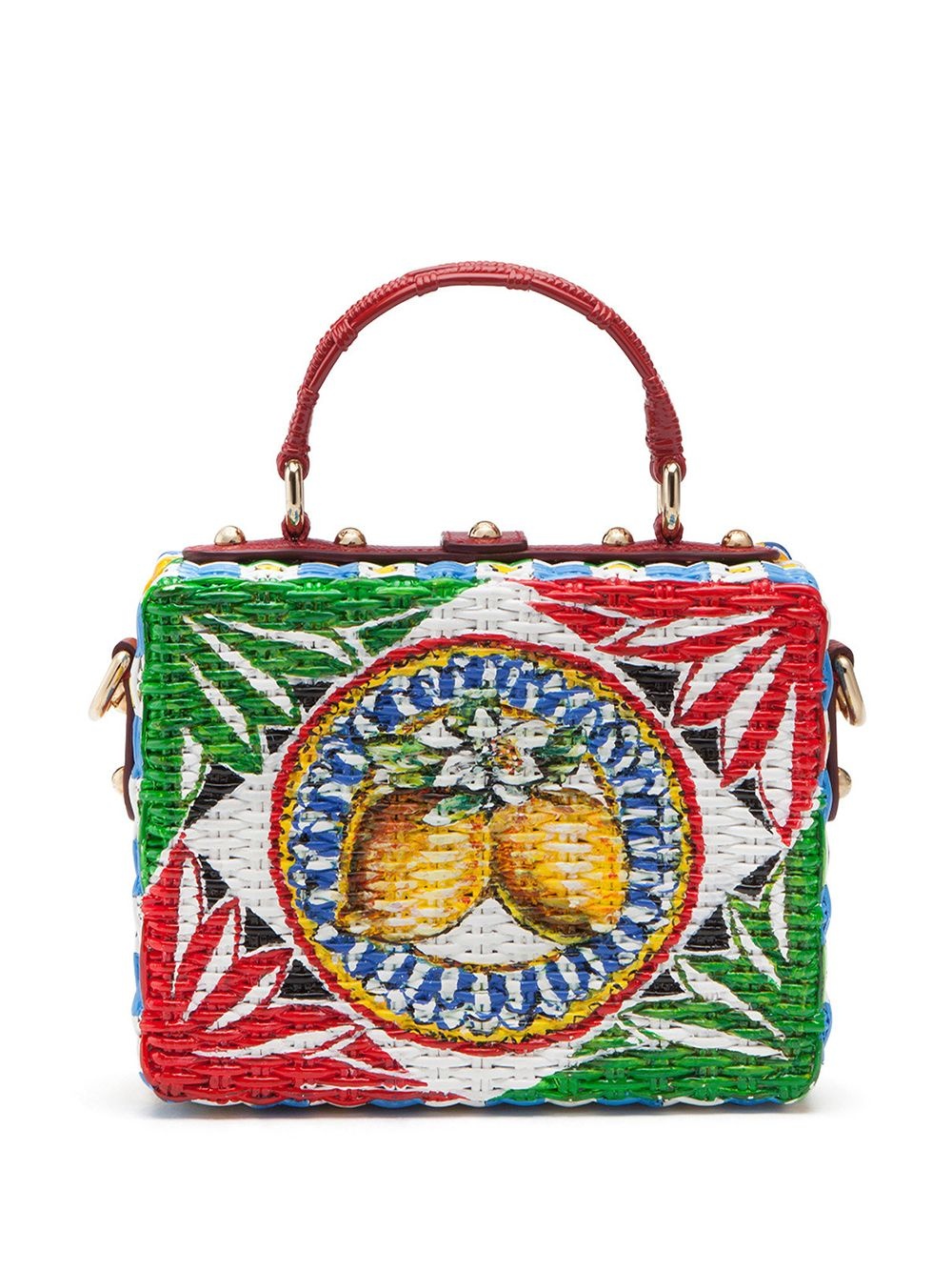lemon and floral Box bag - 2