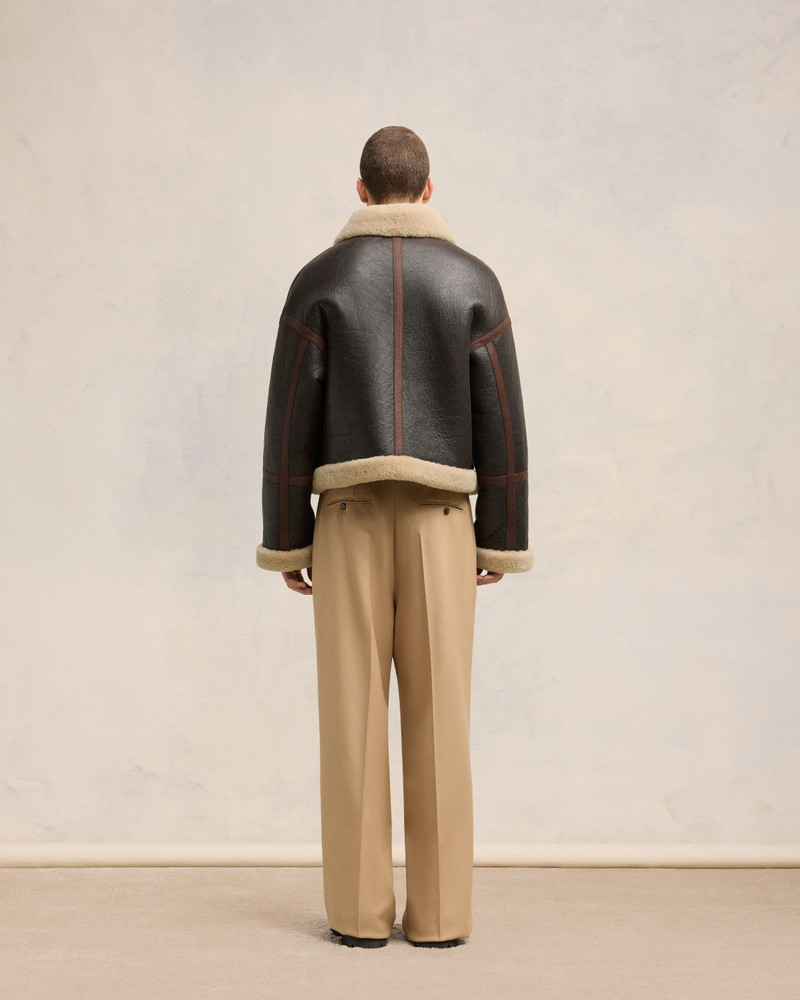 SHEARLING ZIPPED JACKET 5