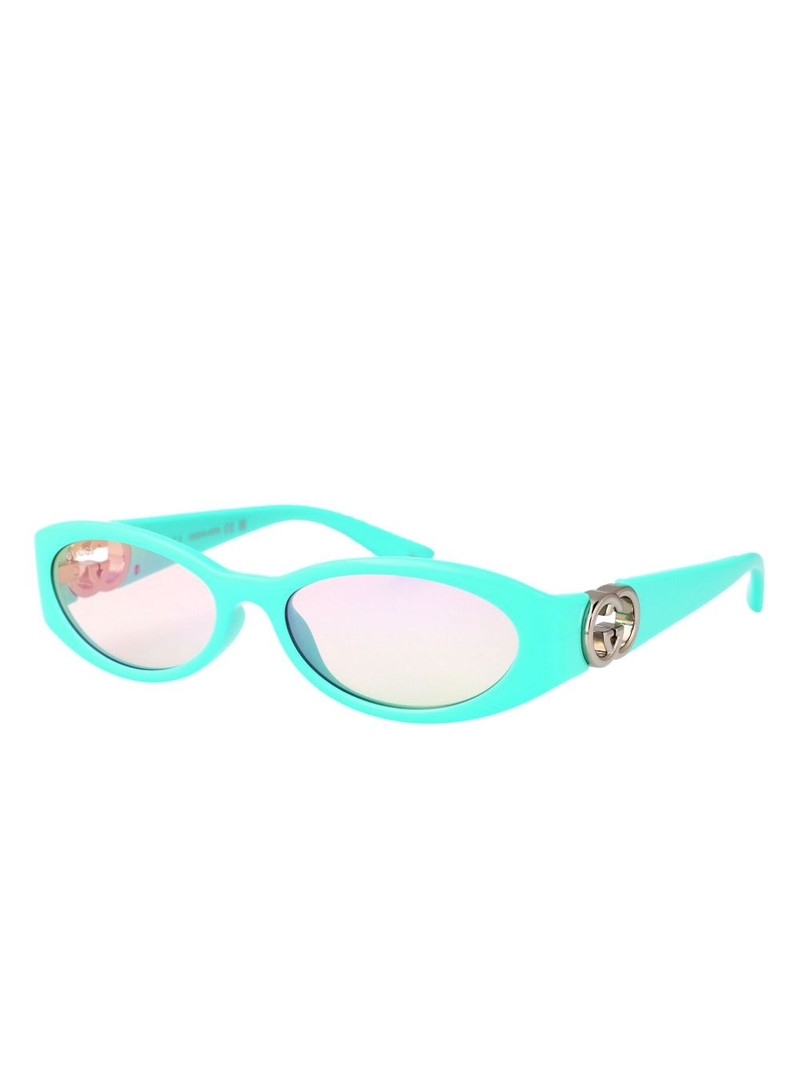 GUCCI oval frame sunglasses outlook