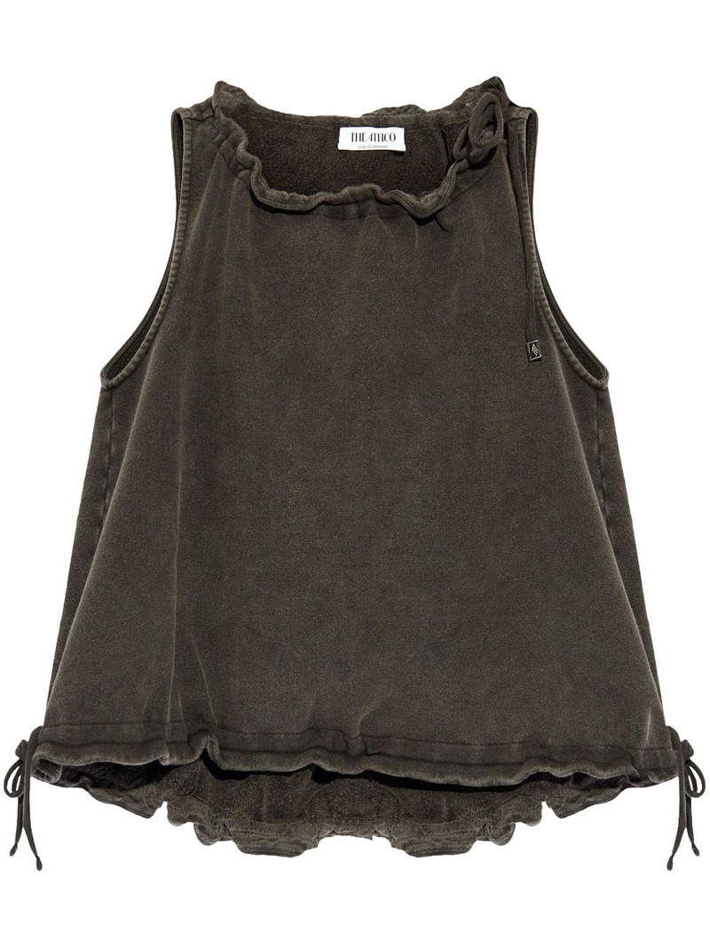 drawstring cotton tank top 1