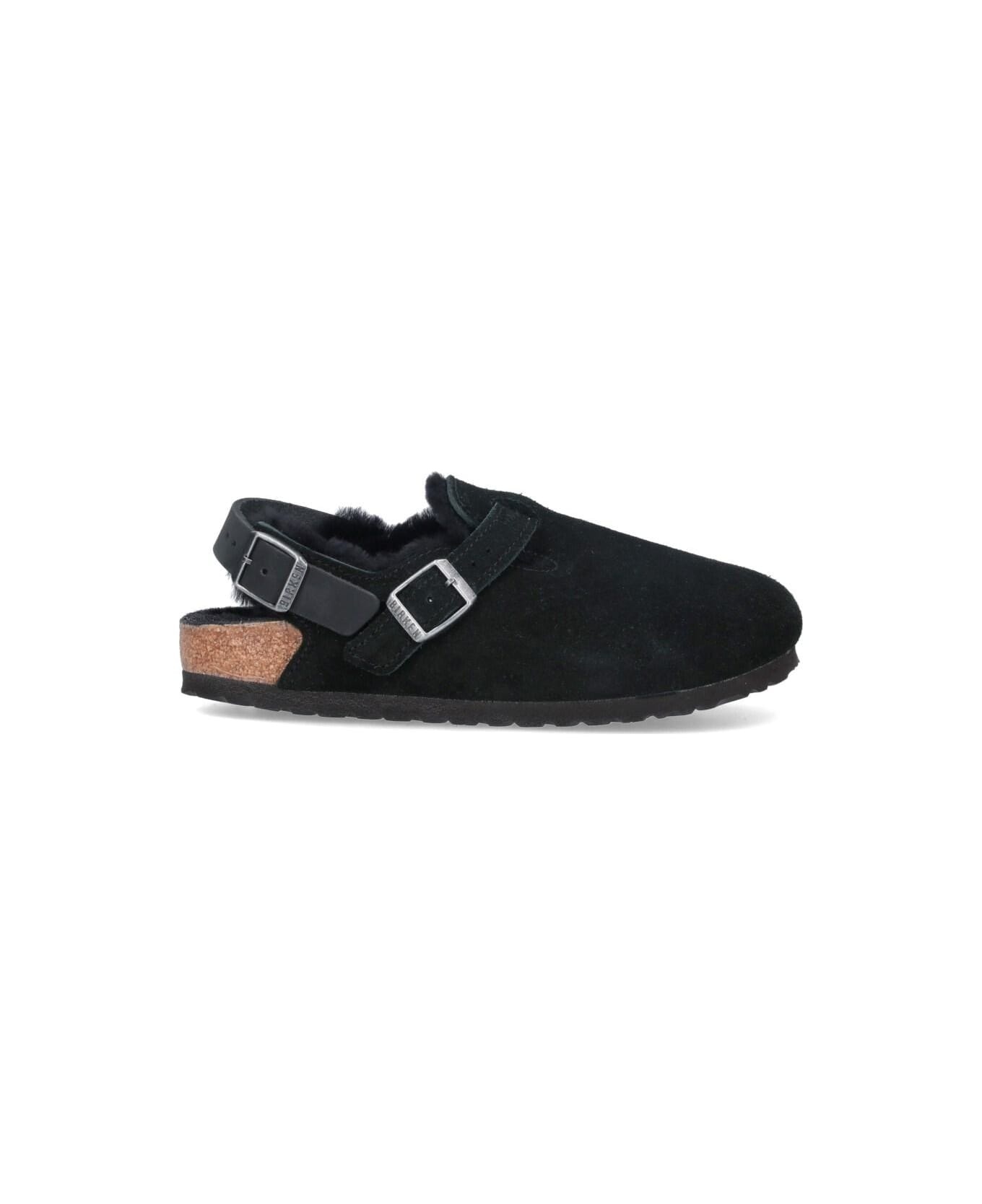 'tokio' Fur Mules - 5