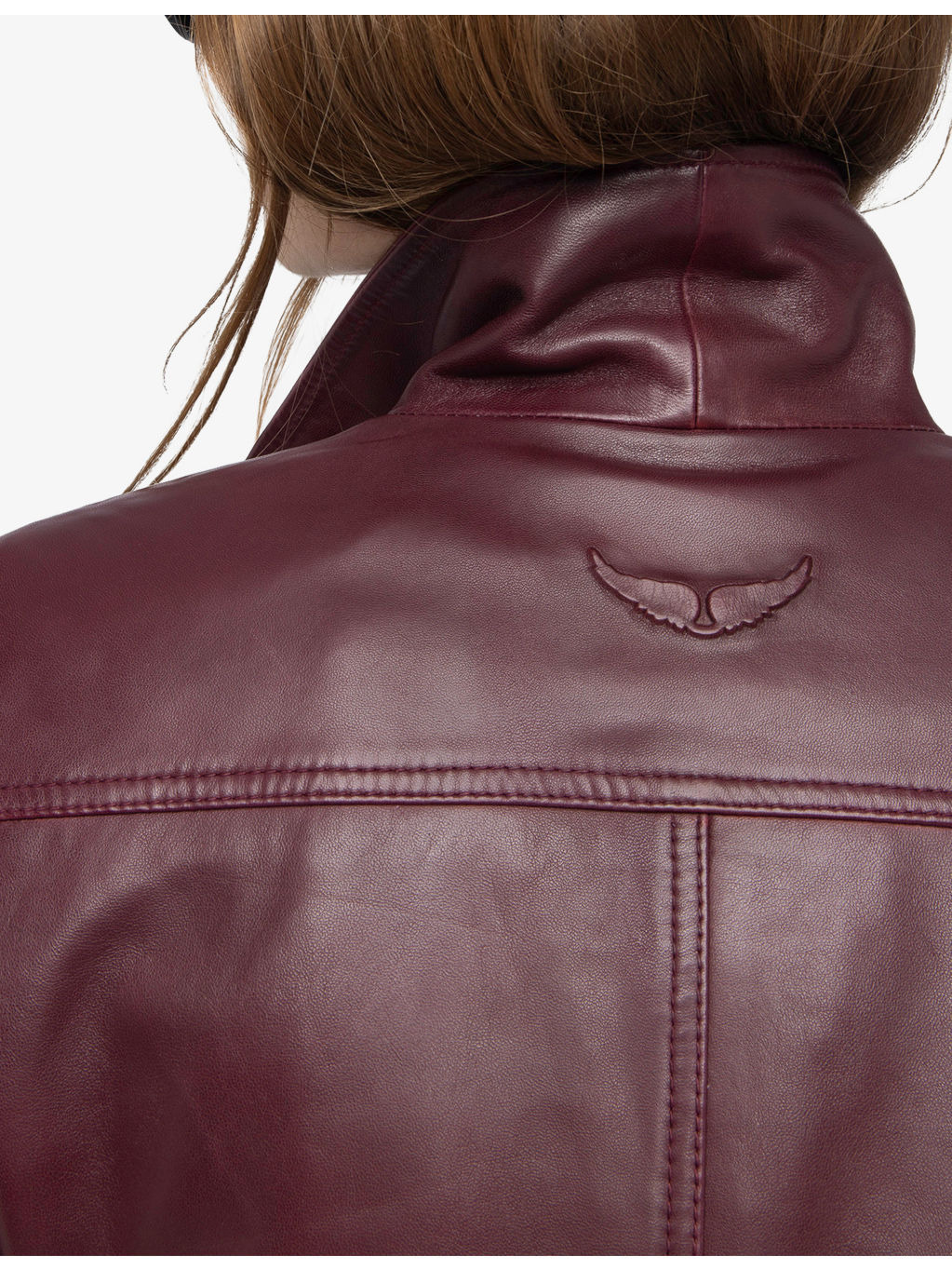 Liam regular-fit leather jacket - 5