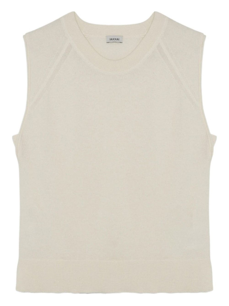 round-neck sleeveless tank top 1