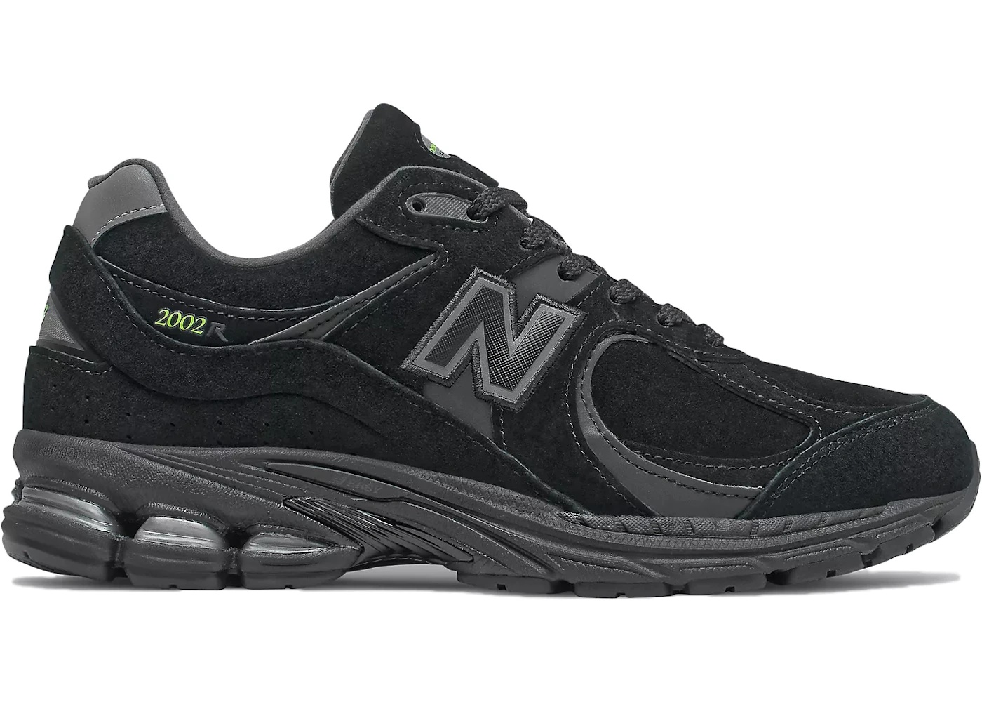 New Balance 2002R Black Green - 1