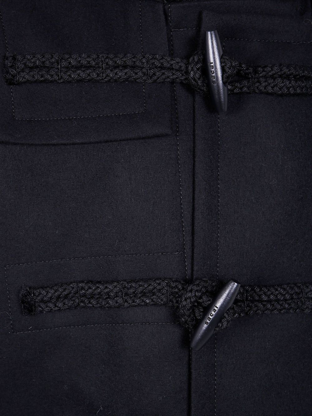 hooded toggle-fastening jacket - 3