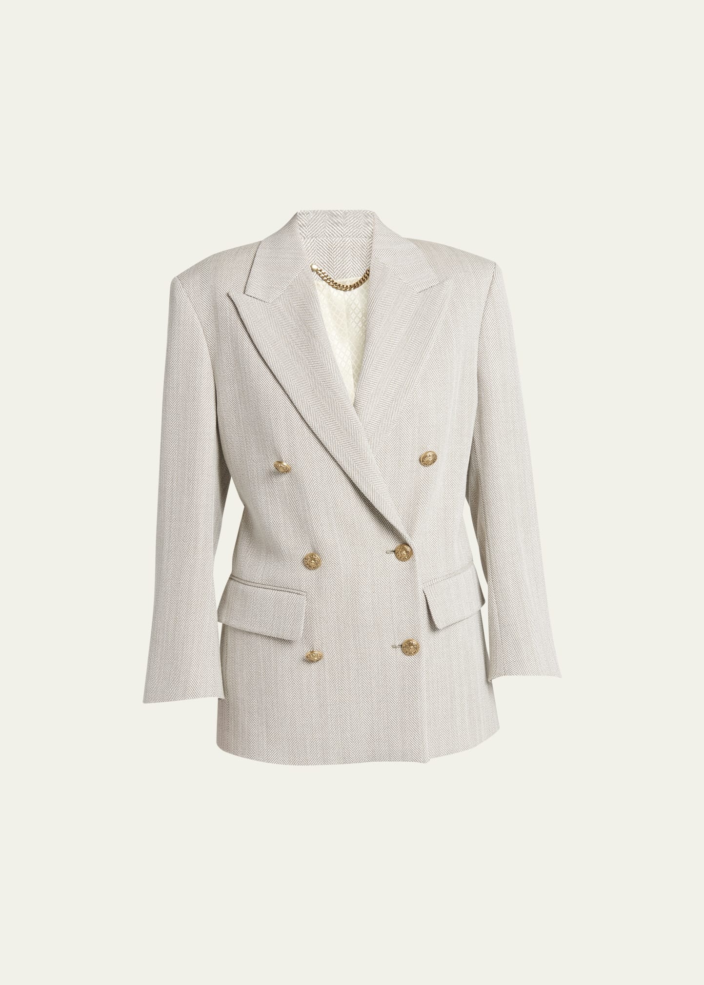 Journey Herringbone Boyfriend Jacket - 1