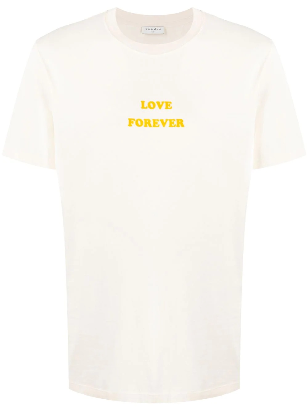 slogan print T-shirt - 1