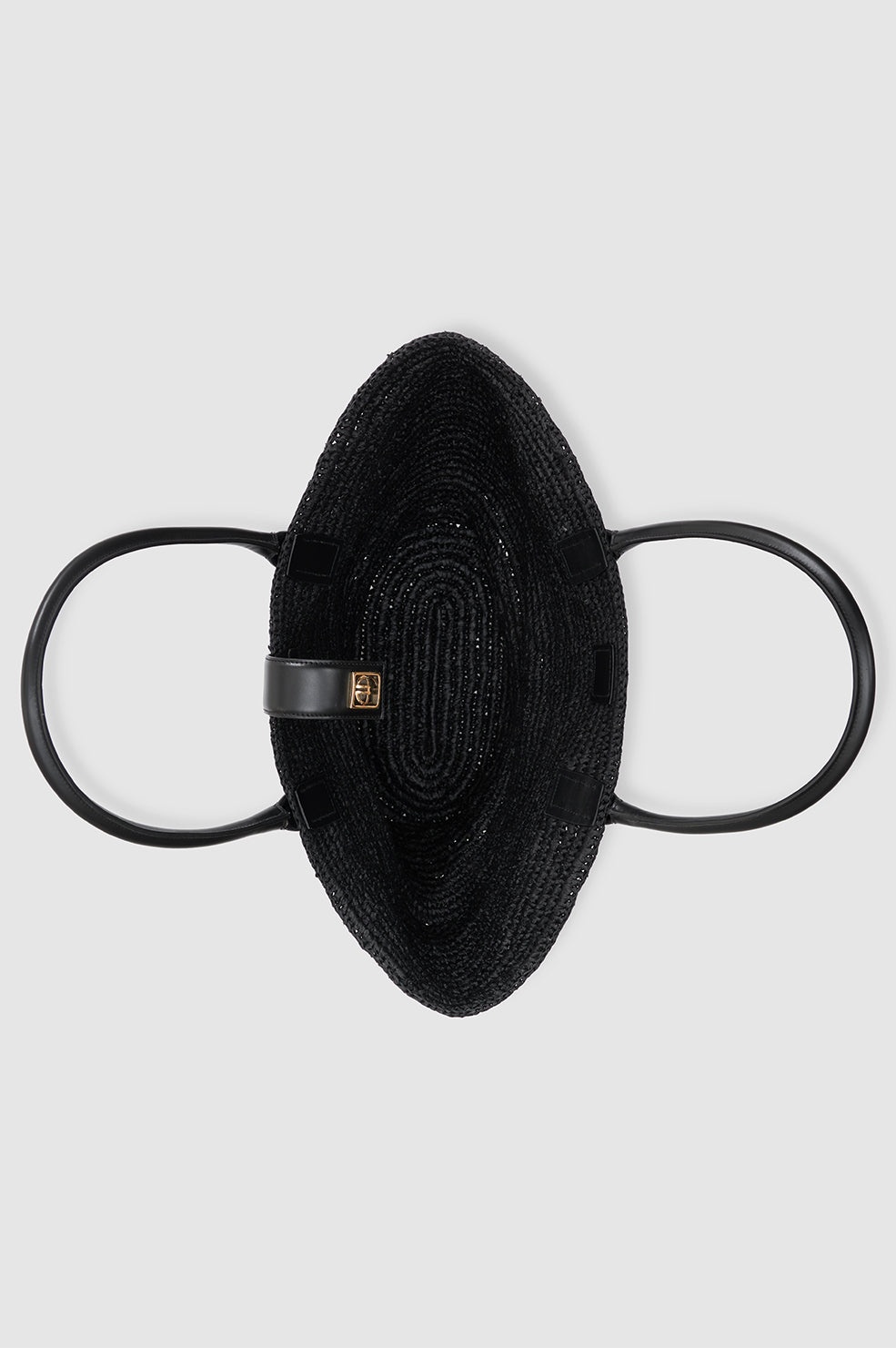 Lou Tote Monogram - Black - 4