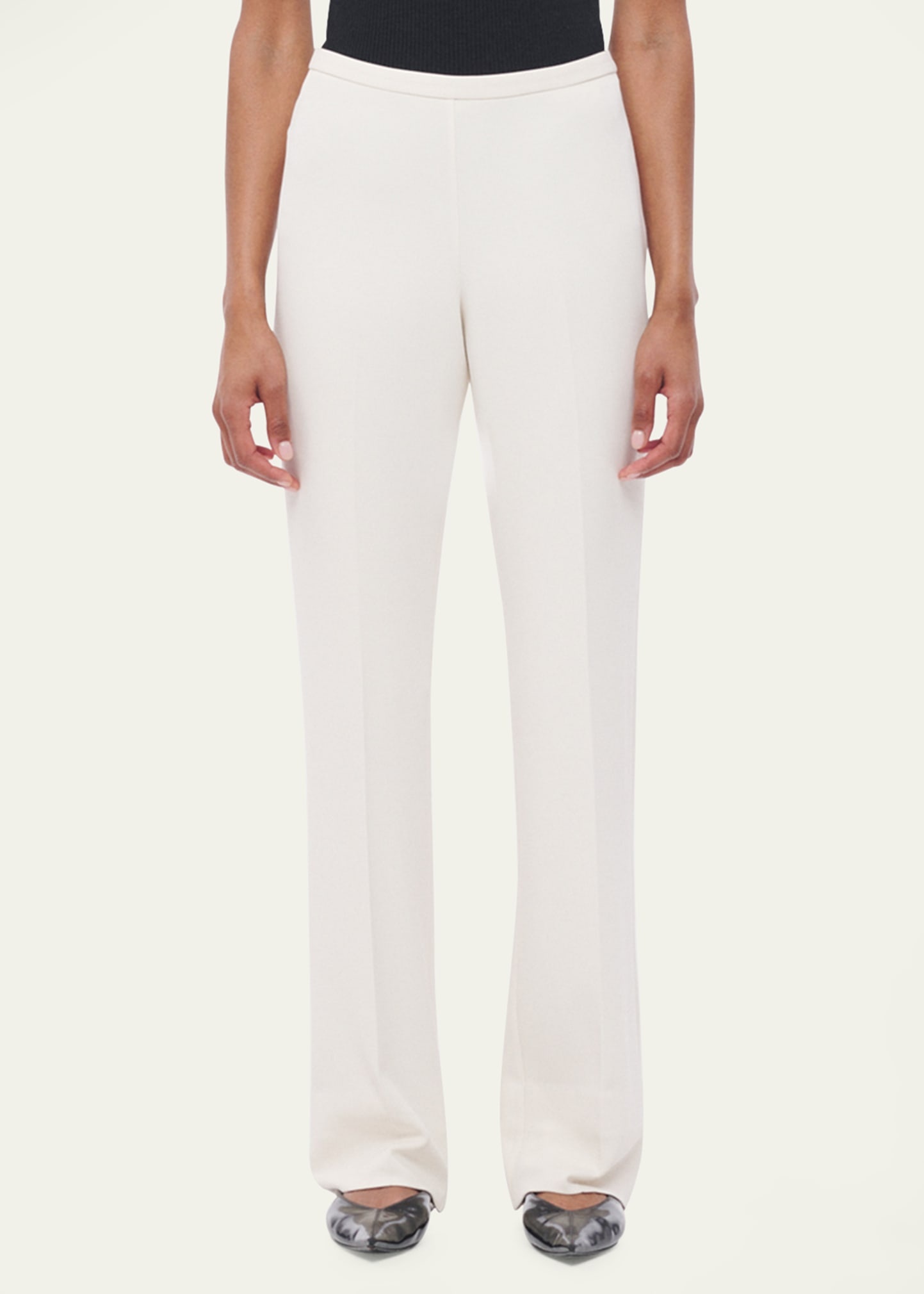 Straight Leg Jersey Pants - 4