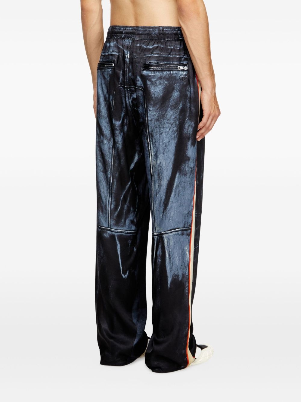 P-THECKS side-stripe trousers - 4