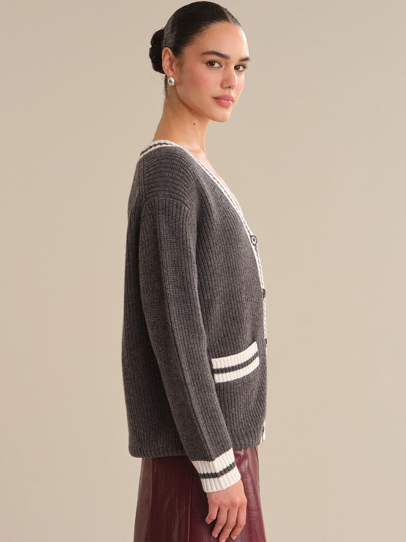525 america Reece: Cashmere Blend Rib Cardigan outlook