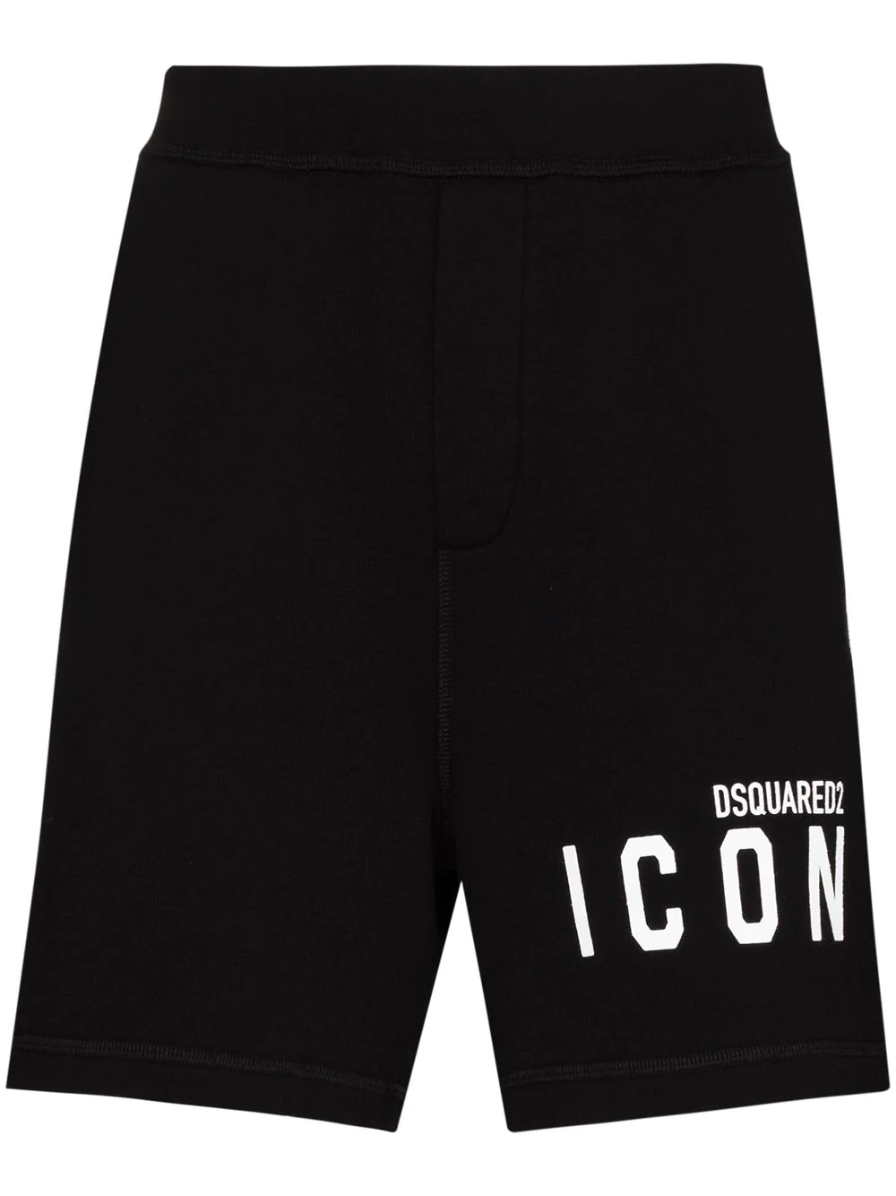 logo print track shorts - 1