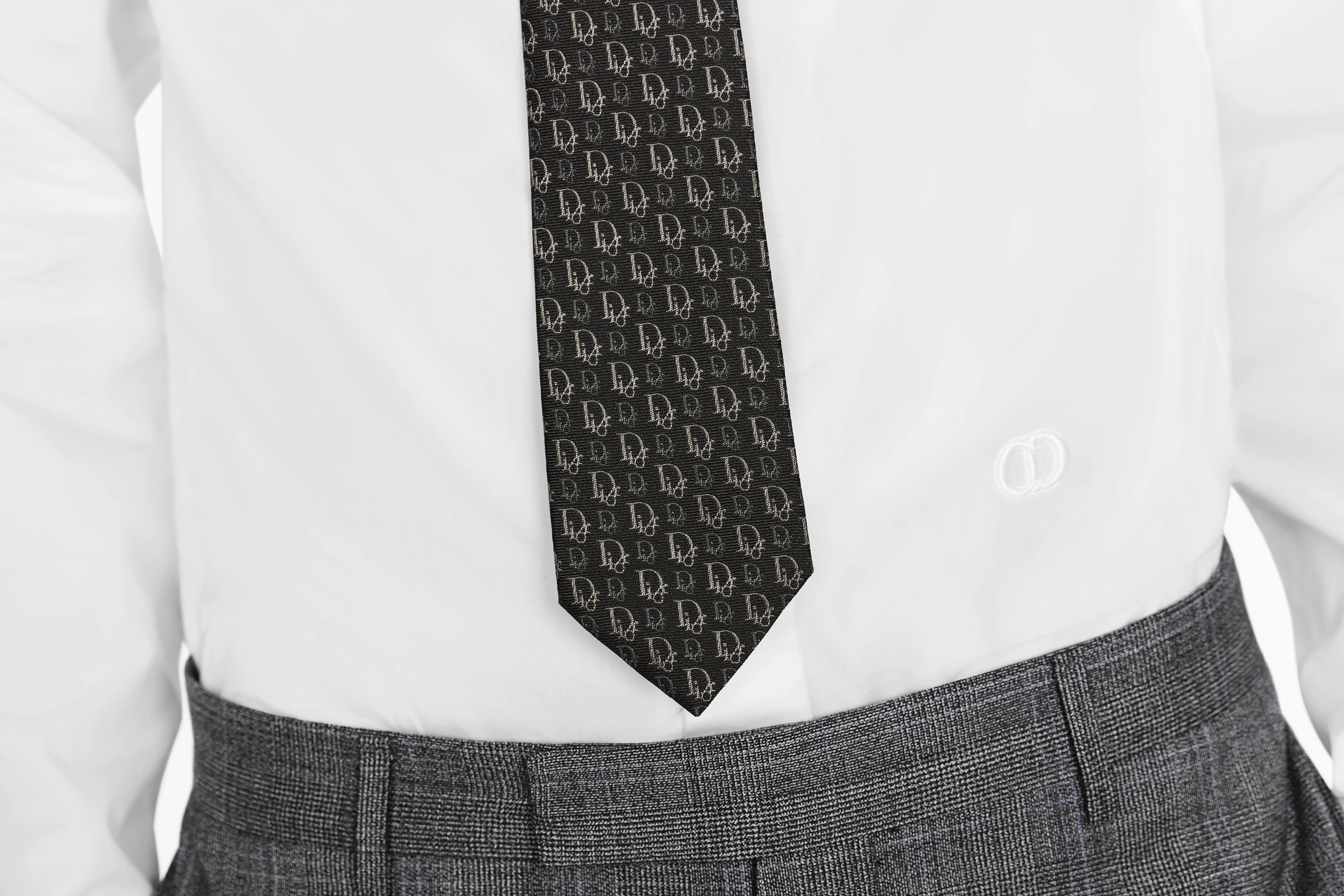 Micro Dior Oblique Tie - 3