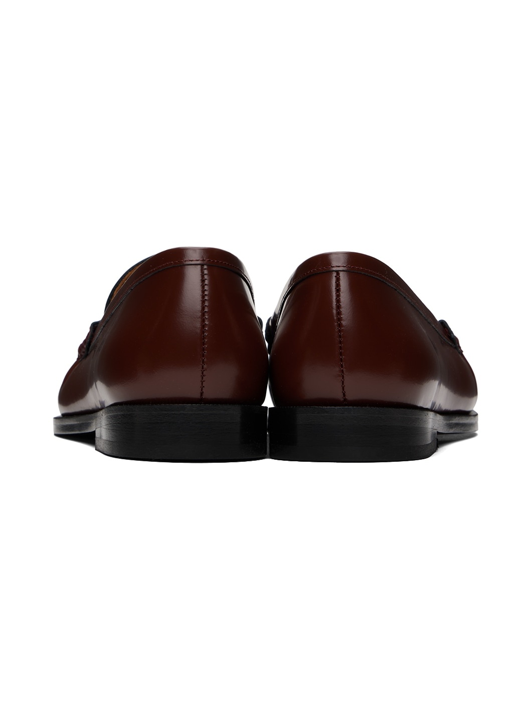 Burgundy Loulou Loafers - 2
