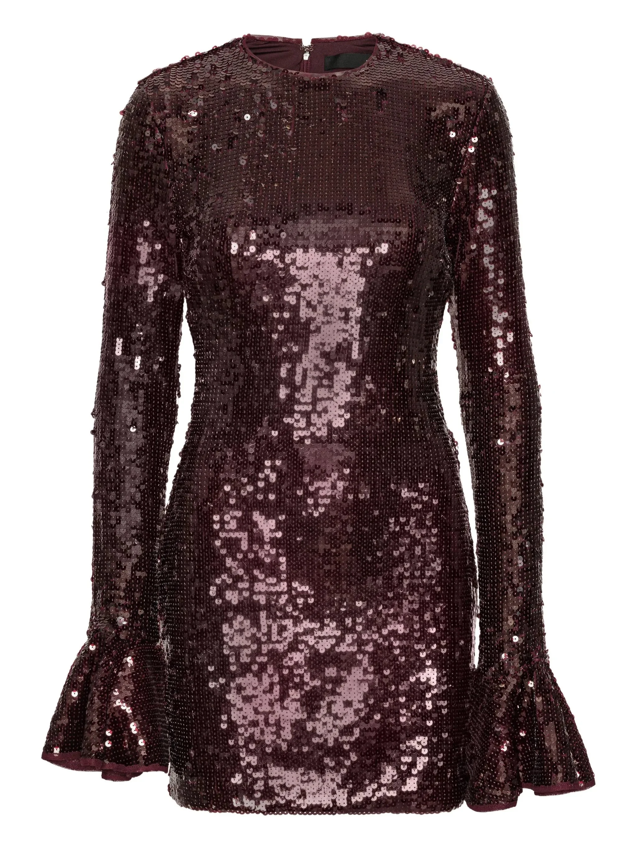 sequin-embellishment mini dress - 1