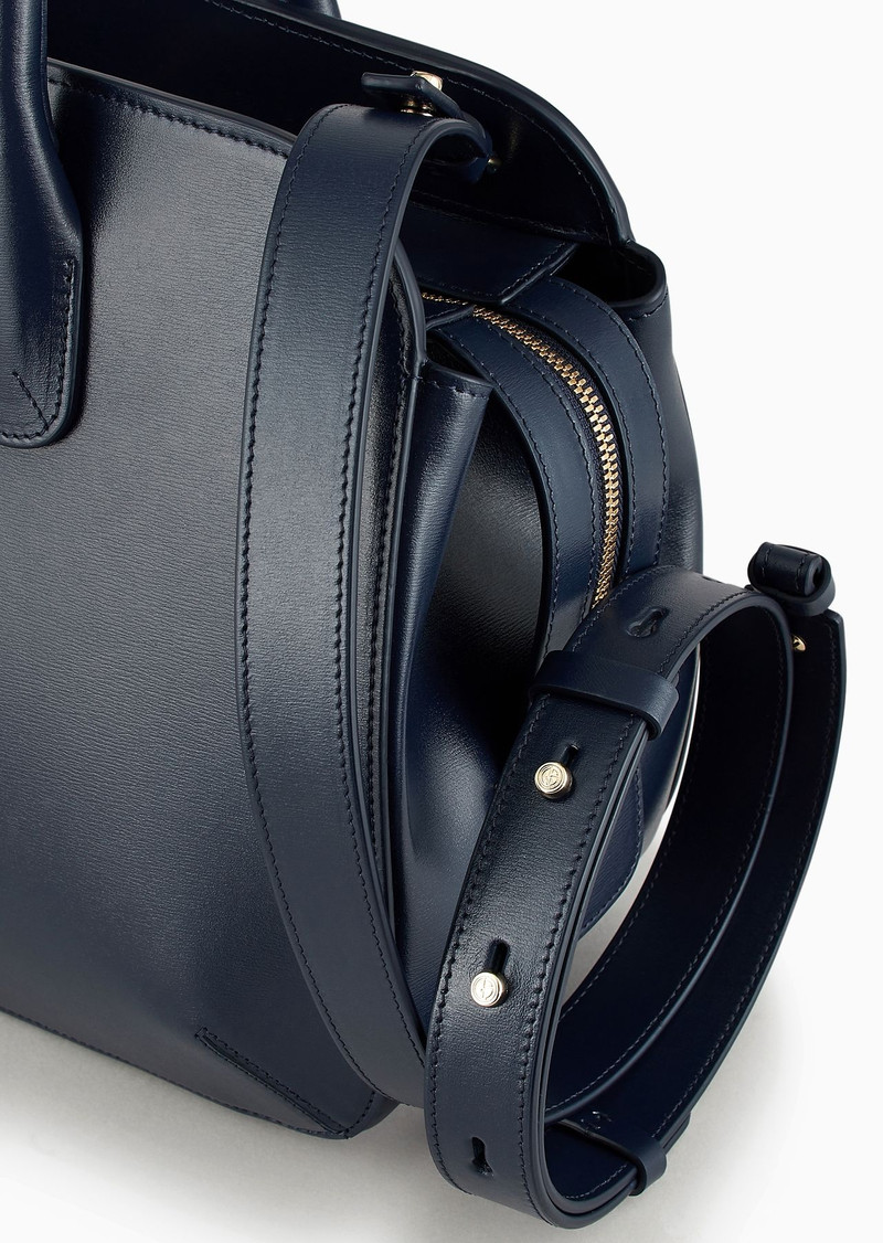 Large La Prima tote bag in palmellato leather 5