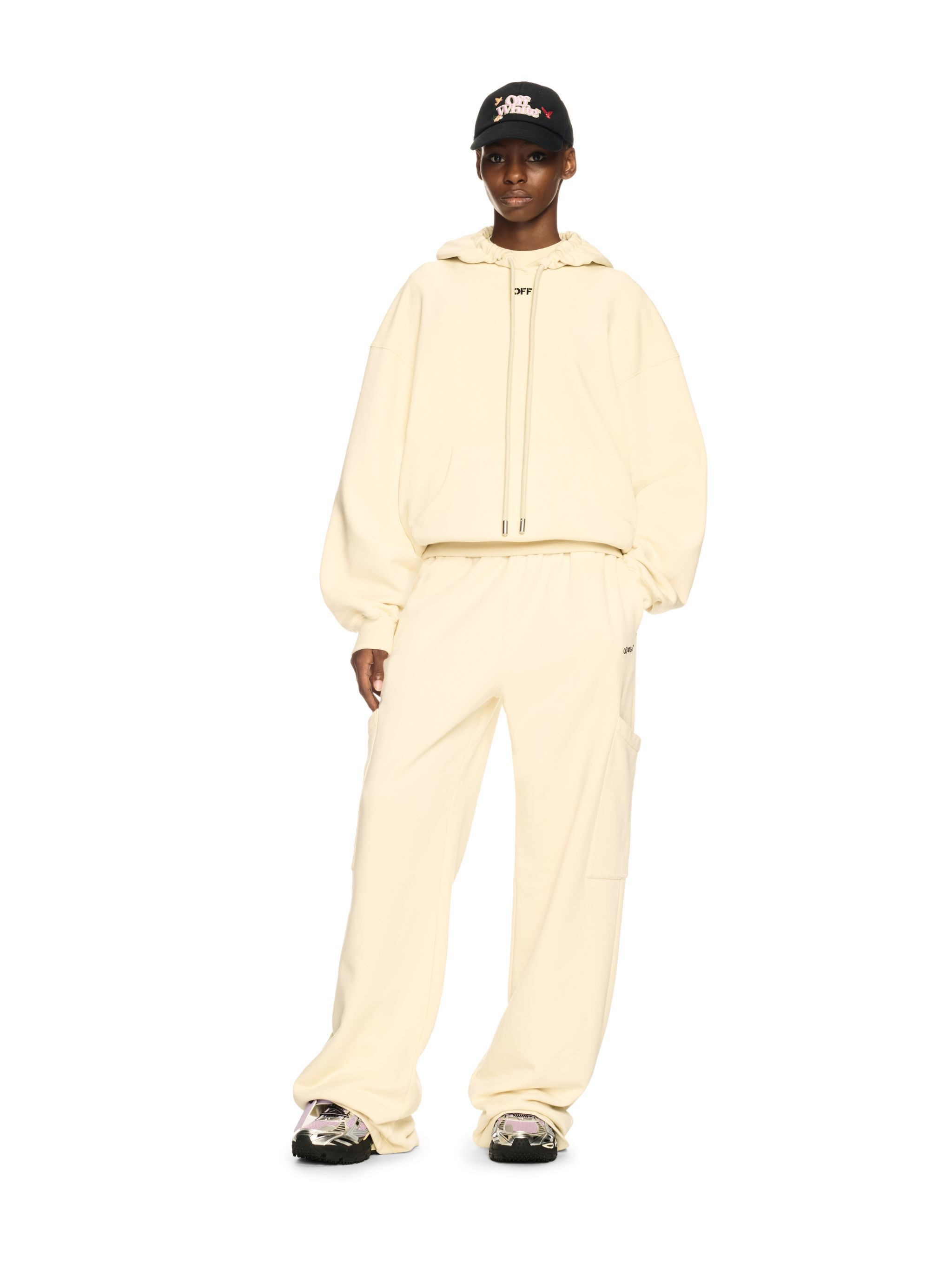 White Cloud Arrow Hoodie - 2