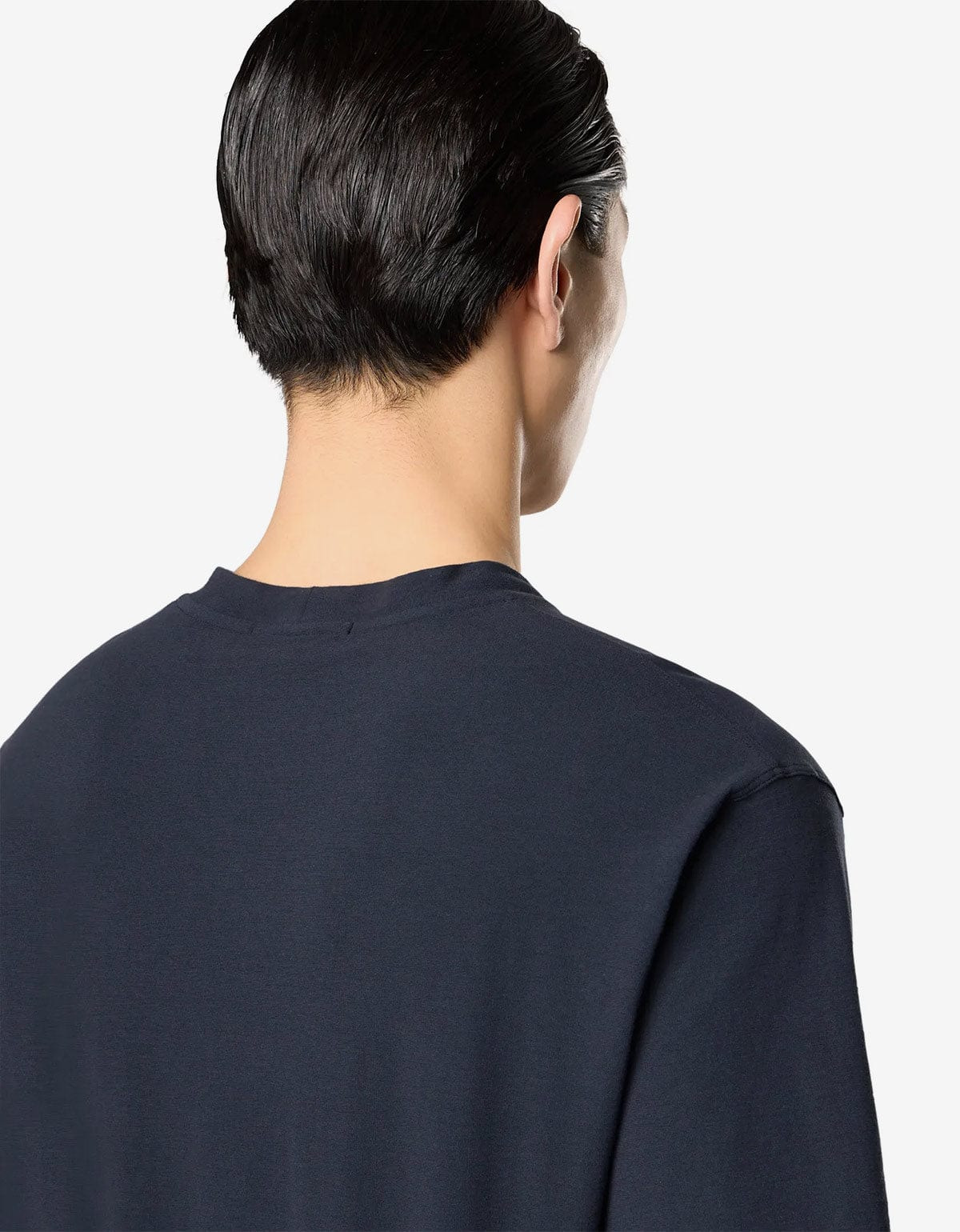 Stone Island Ghost Blue Compass Patch T-Shirt - 5