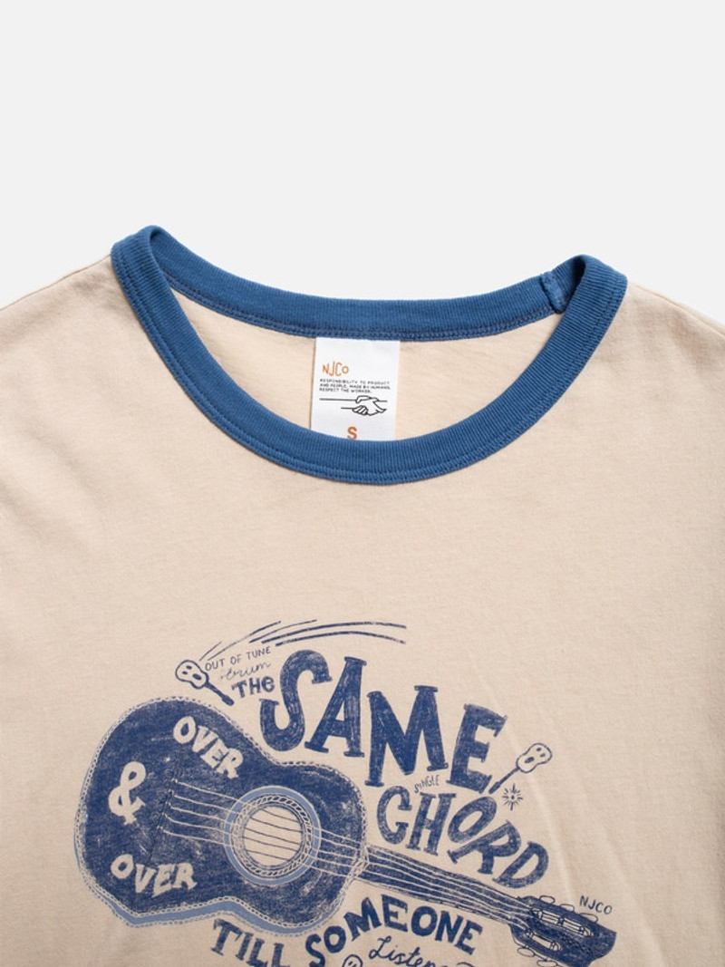 Lova Gitarr T-Shirt Dusty White 4