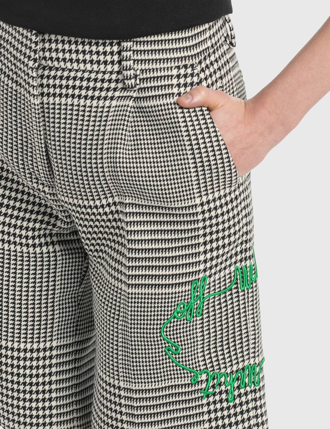 Houndstooth Formal Shorts - 3